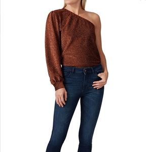 Just Female Faye Top, Copper Size Small